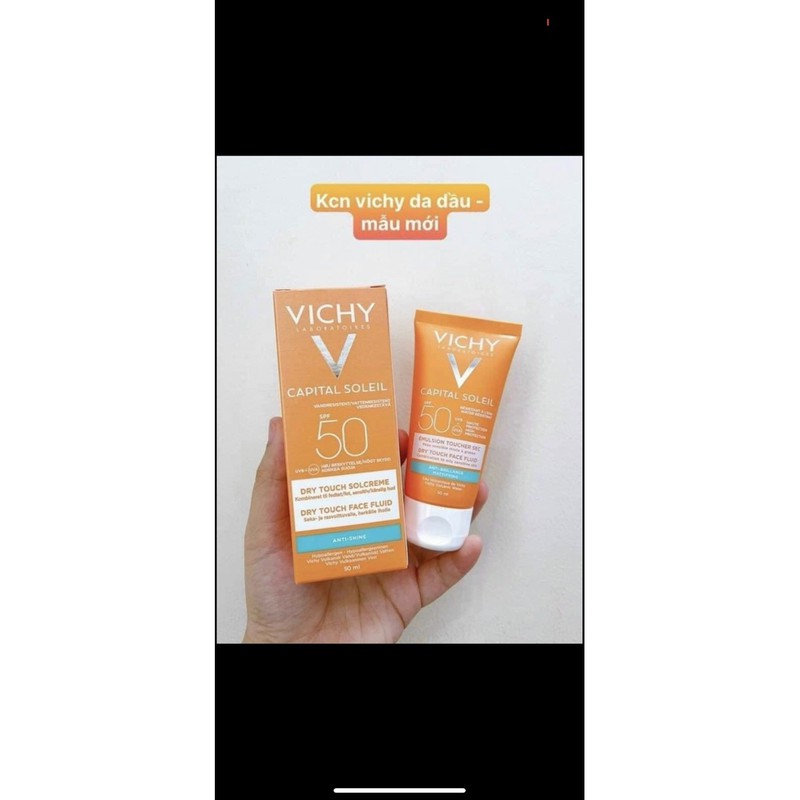 [Kem Chống Nắng Vichy Emusion Ideal Soleil SPF50 Mattifying Face Fluid Dry Touch