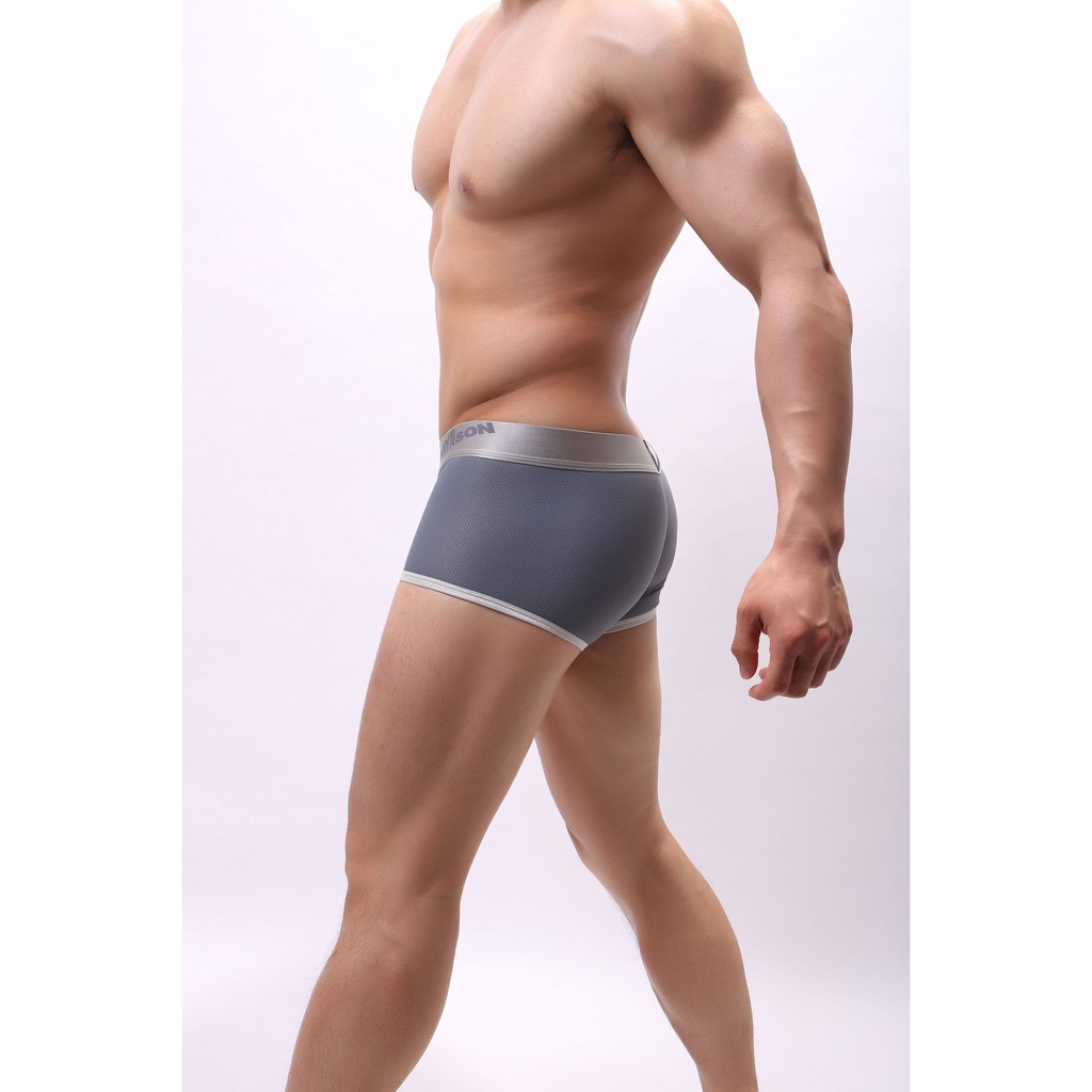 ★  QUẦN LÓT NAM SỊP ĐÙI BOXER THUN LẠNH CÓ VÂN CO GIÃN 4 CHIỀU BẢNG LƯNG QUẦN DẬP CHỮ THỜI TRANG CAO CẤP