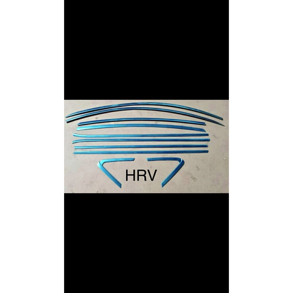 Bộ nẹp viền chân kính + cong kính xe HRV 2018-2020