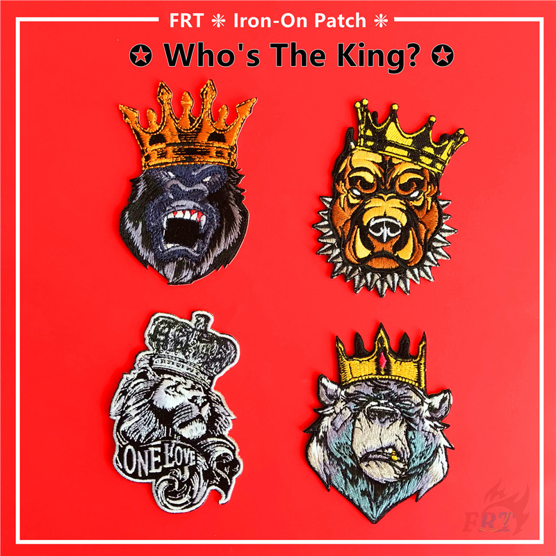 1 Sticker Ủi Thêu Chữ The King?