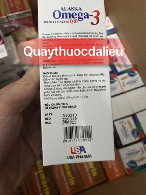 ✅DẦU CÁ OMEGA3 WITH COENZYM Q10