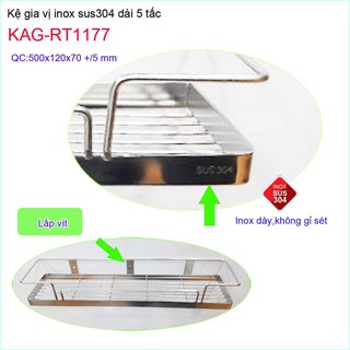 KỆ PHÒNG TẮM INOX KAG-RT1177