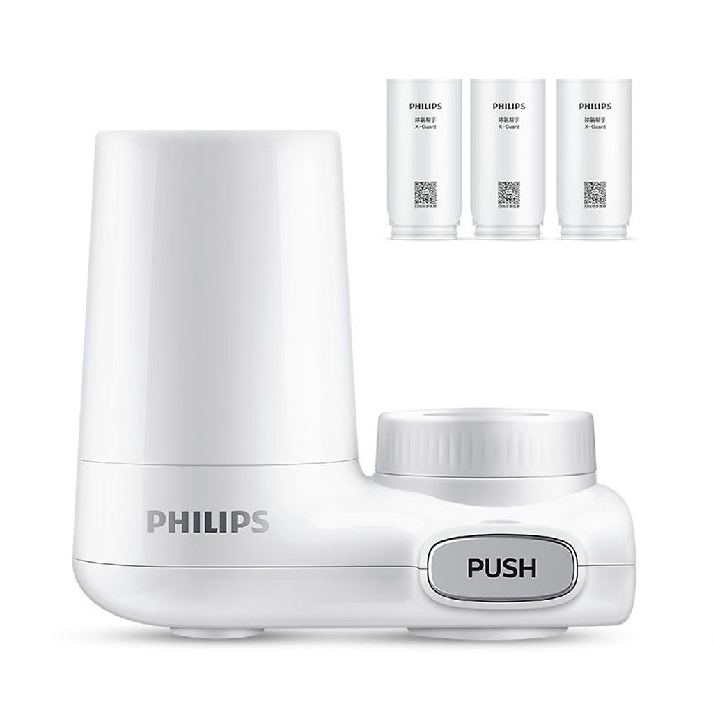 [HCM- Hỏa tốc] Bộ hai lõi lọc thay thế máy lọc nước tại vòi Philips AWP3600 tạo khoáng, lọc sạch vi khuẩn