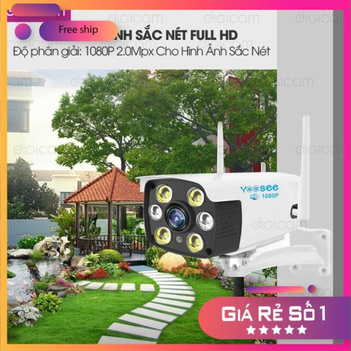 [Bán Sỉ - FreeShip] Camera YooSee ngoài trời Siêu nét 2.0mpx 1080P - 2 Anten W26s | BigBuy360 - bigbuy360.vn