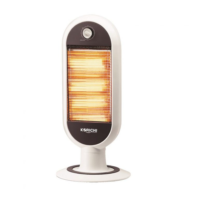 Đèn Sưởi 3 Bóng Korichi- Quạt sưởi xoay đảo chiều-KRC2128