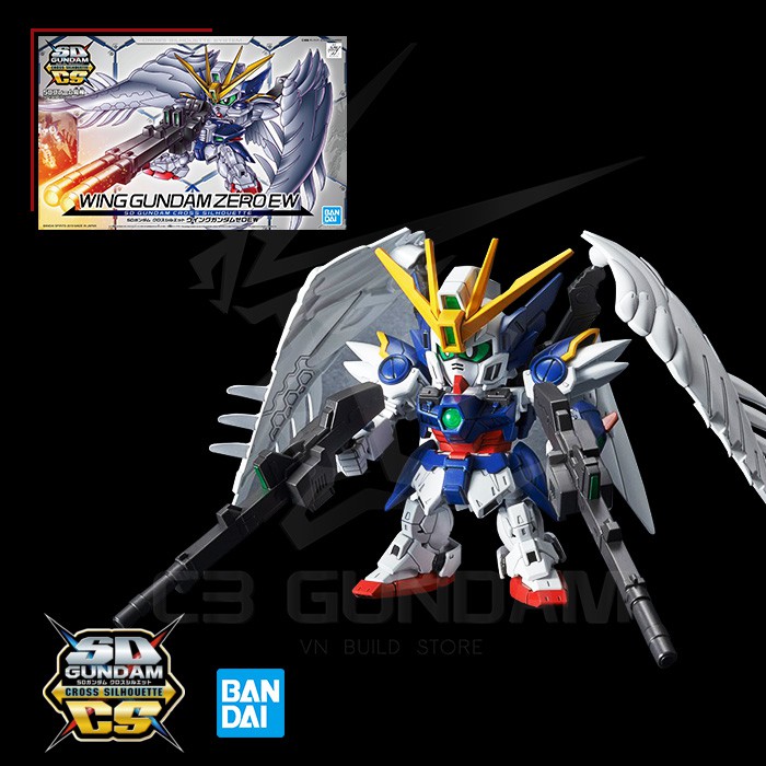 MÔ HÌNH GUNDAM BANDAI SD WING GUNDAM EW SDCS SD Gundam Cross Silhouette