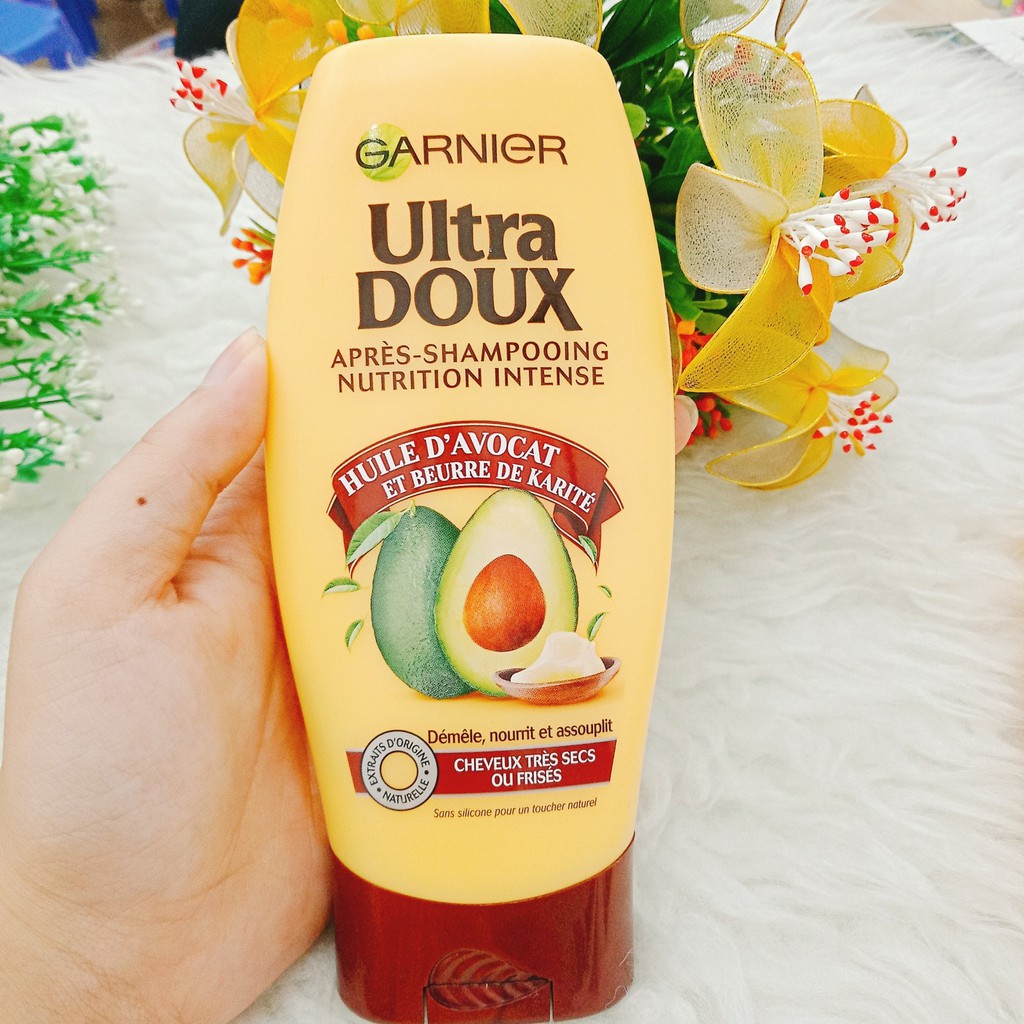 DẦU XẢ GARNIER ULTRA DOUX TINH CHẤT BƠ - 200ML