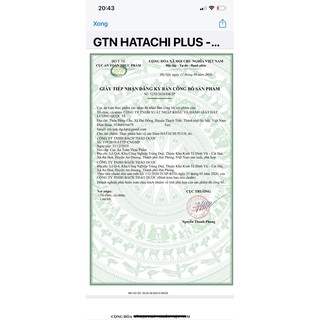 Combo 2 hộp HATACHI PLUS cải thiện tóc bạc tóc rụng