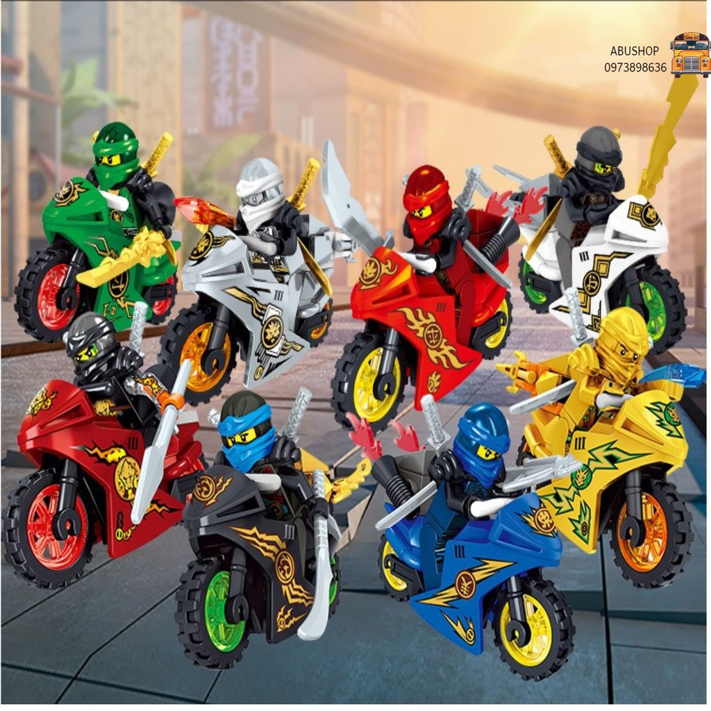 LEGO NINJA xe mô tô - Đồ chơi mô tô ninja A58