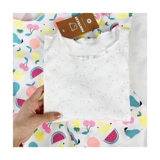 bộ mặc nhà bé gái cotton thun monybear