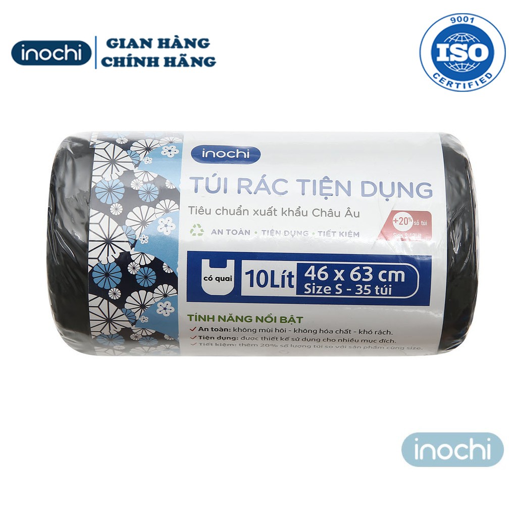 [4 Cuộn ] Túi RácTự H[4 Cuộn ] Túi RácTự Huỷ -tiện dụng Soji Dạng Cuộn Màu Đen giúp nhà trở nên gọn gàng sạch