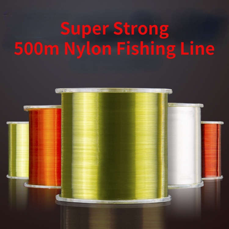 Cuộn Dây Câu Cá Bằng Nilon Siêu Bền Chắc Dài 500m 1.5-13kg