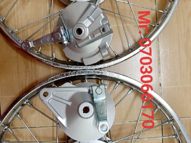 CẶP BÁNH CĂM WAVE A , WAVE, DREAM, NIỀN SẮT UNION, ĐÙM ZIN 99% KÈM 2.MÁ ĐÙM .