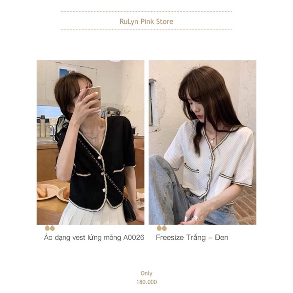 Áo cổ V công sở kèm ảnh thật của shop