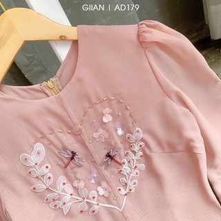 Áo dài 4 tà lụa xẻ tà kèm quần