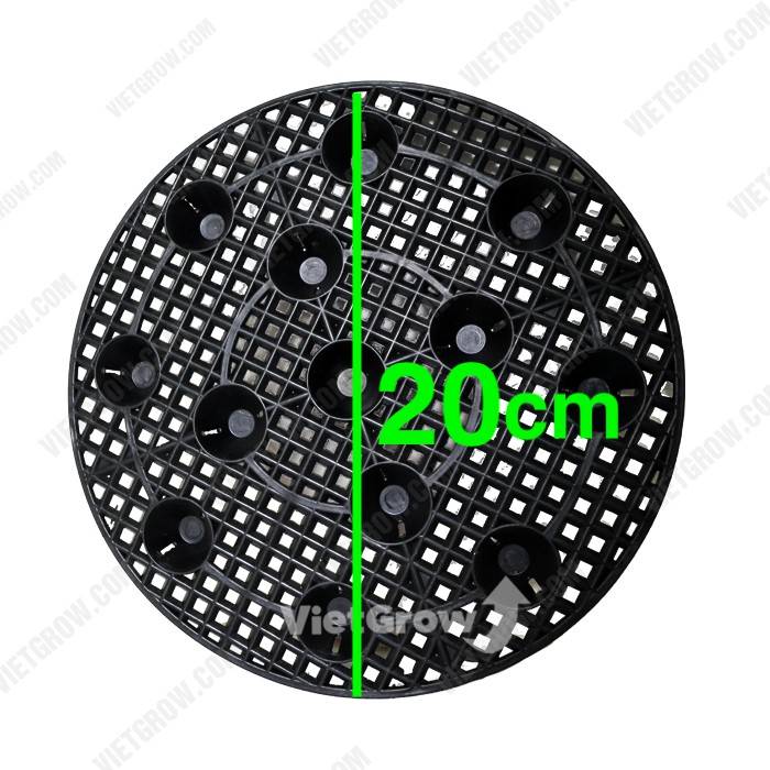 (Đường kính 20cm) Đế lót bầu ươm V6 siêu dày (Đế G7)