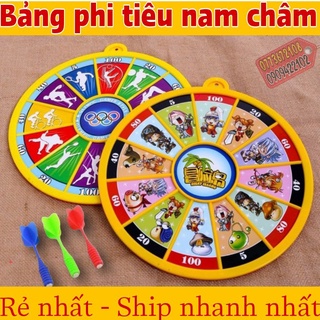 Bảng phi tiêu nam châm size 30cm kèm 3 tiêu