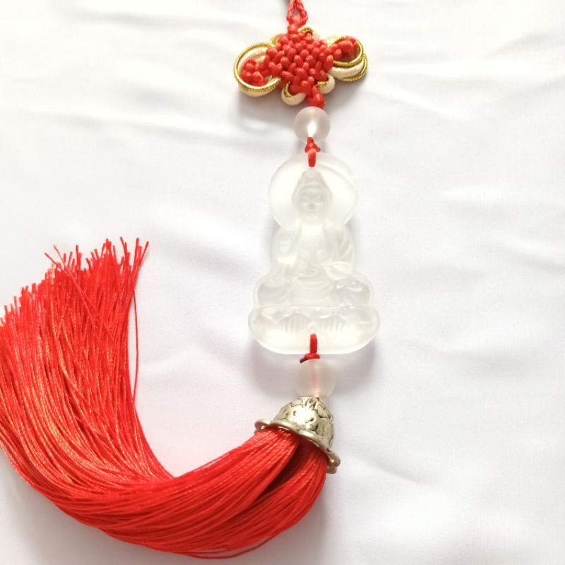 Dây phật bình an treo xe hơi, thuật phong thủy, trấn trạch, cầu bình an