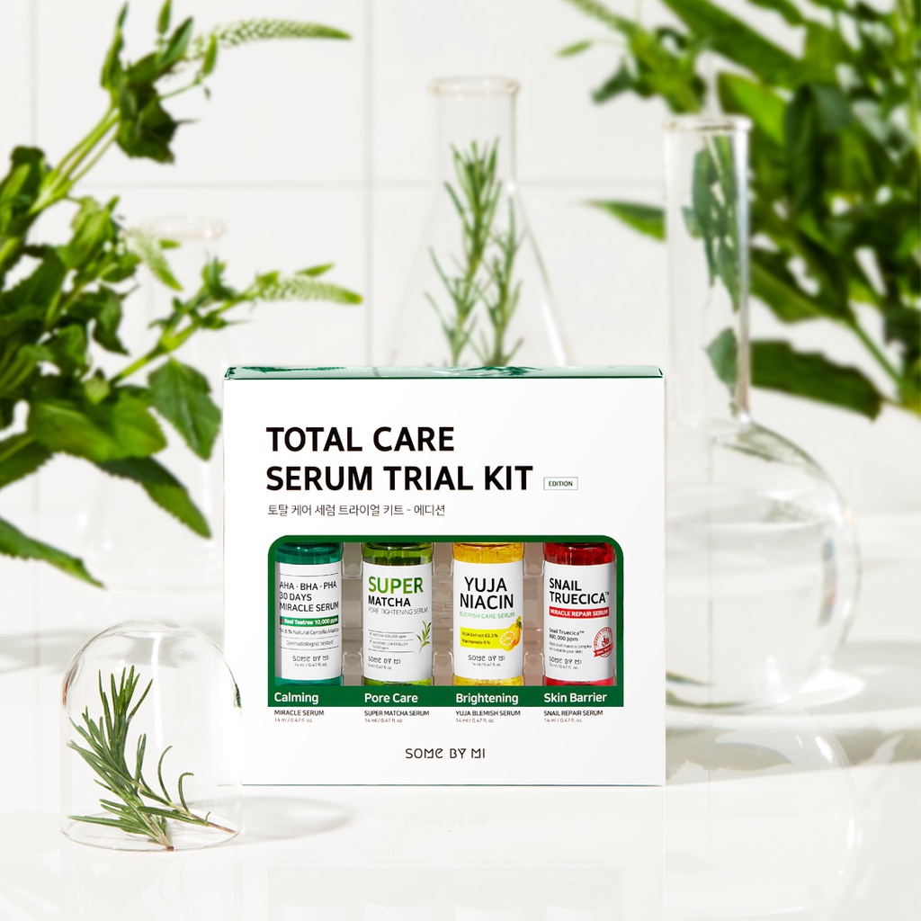 Bộ Kit Tinh Chất Some By Mi Dưỡng Da Toàn Diện 4 Món Total Care SerumTrial Kit - Edition