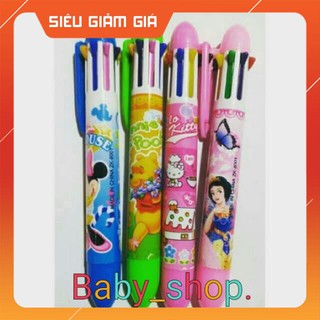 Bút bi bấm nhiều màu