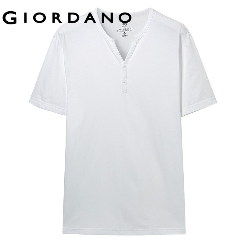 [Mã MABRGDNN giảm 10% đơn 99K] Áo Thun Nam Ngắn Tay Cài Khuy Giordano 01029316 | BigBuy360 - bigbuy360.vn