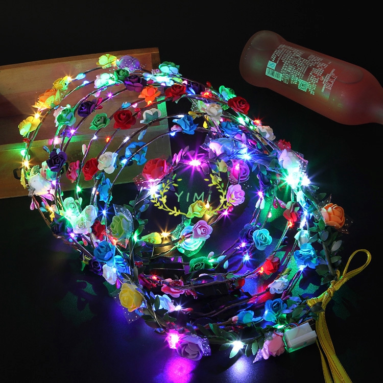 Bandana với đèn LED cho tiệc sinh nhật của các cô gái❤Yimi❤