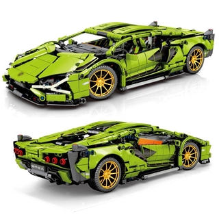 đồ chơi giáo dục Lắp Ráp mô hình Sembo SY8600 Creator City SUV Car Siêu Xe Lamborghinis-Sián-FKP Racing Car
