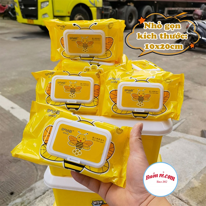 COMBO 5 GÓI Khăn giấy ướt B Duck – Giấy ướt vịt vàng cute, dễ dàng mang theo - 01570