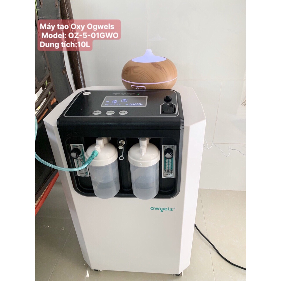 Máy tạo Oxy 10 lít Owgels OZ-5-01NW0 (GW0) - Tặng Kèm Xông Mũi - Bảo Hành Chính Hãng 12 Tháng - Nhập