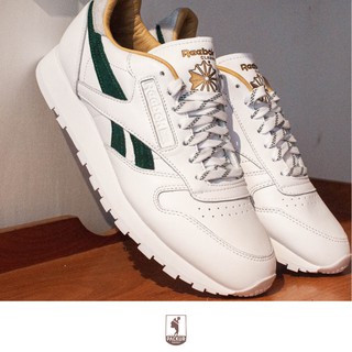 Giày Reebok Classic Leather (Trắng/Xanh Rêu) / FX1715