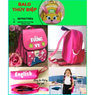 Balo siêu nhẹ cho bé học lớp 1 miễn phí may tên (balo 1 lớp)