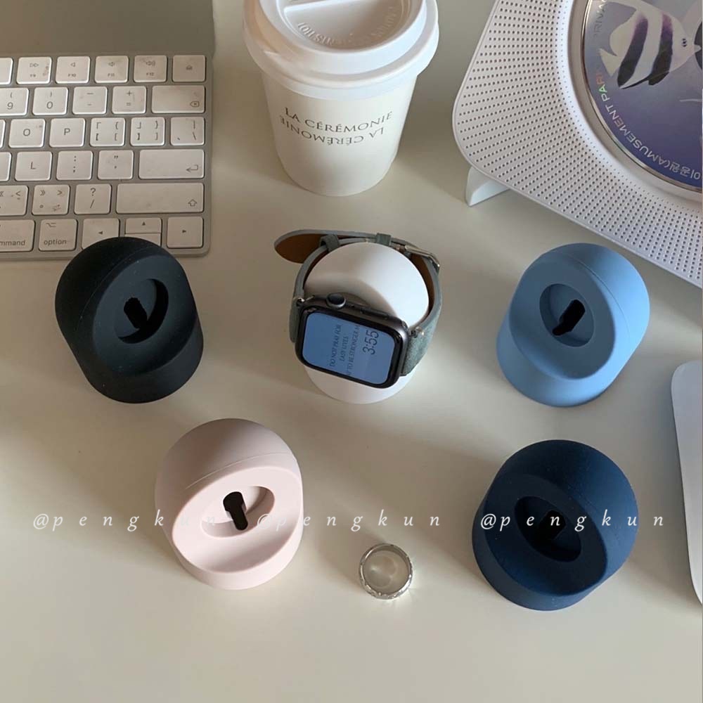 Đế Sạc Đồng Hồ Thông Minh Bằng Silicon Cho iwatch7 Generation 654se