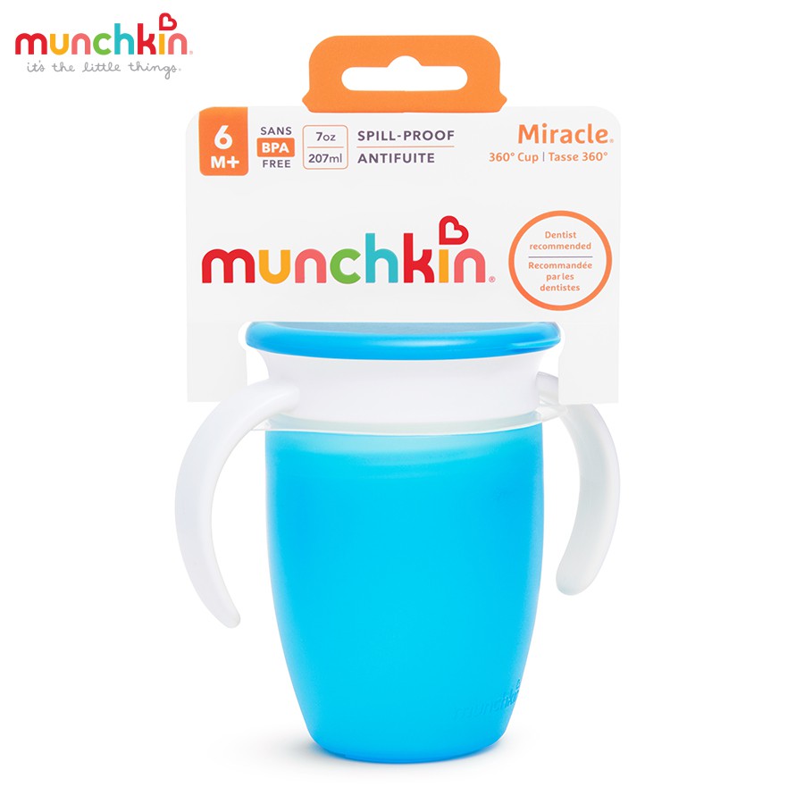 Cốc tập uống 360 độ Munchkin có nắp 207ml