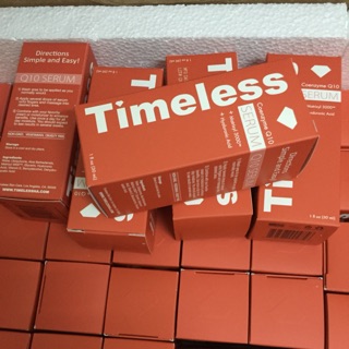 Serum timeless Coenzyme Q10 : cấp ẩm - chống lão hoá chuyên sâu .