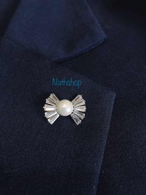 Ghim Cài Áo Đính Đá Rhinestone Sang Trọng