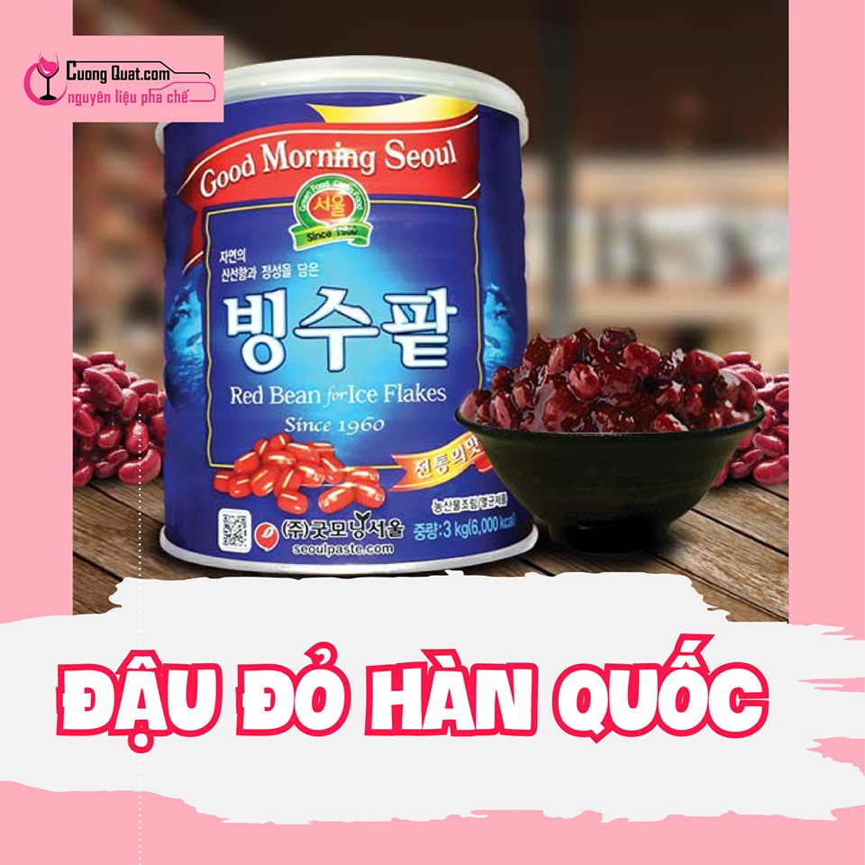 Đậu Đỏ Hàn Quốc Hộp 3kg