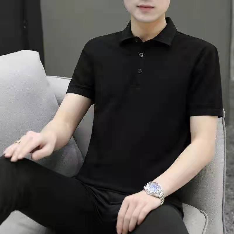 Áo polo Tay Ngắn Phong Cách Nhật Bản Cổ Điển Dễ Phối Đồ Thời Trang Cho Nam