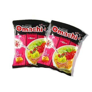 Combo 2 gói mì omachi xốt bò hầm 80g
