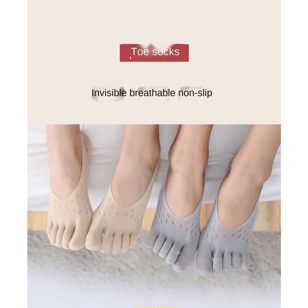 Set 3 Đôi Tất Xỏ Ngón Thời Trang Cho Nữ