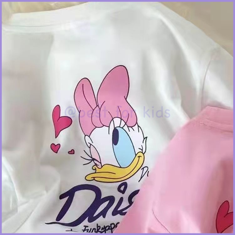 Áo Thun Cotton Ngắn Tay Phong Cách Phương Tây Thời Trang Mùa Hè Cho Bé Gái