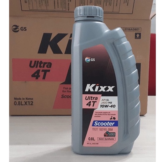 Nhớt xe tay ga Kixx Ultra 4T Scooter 10W40 800ML
