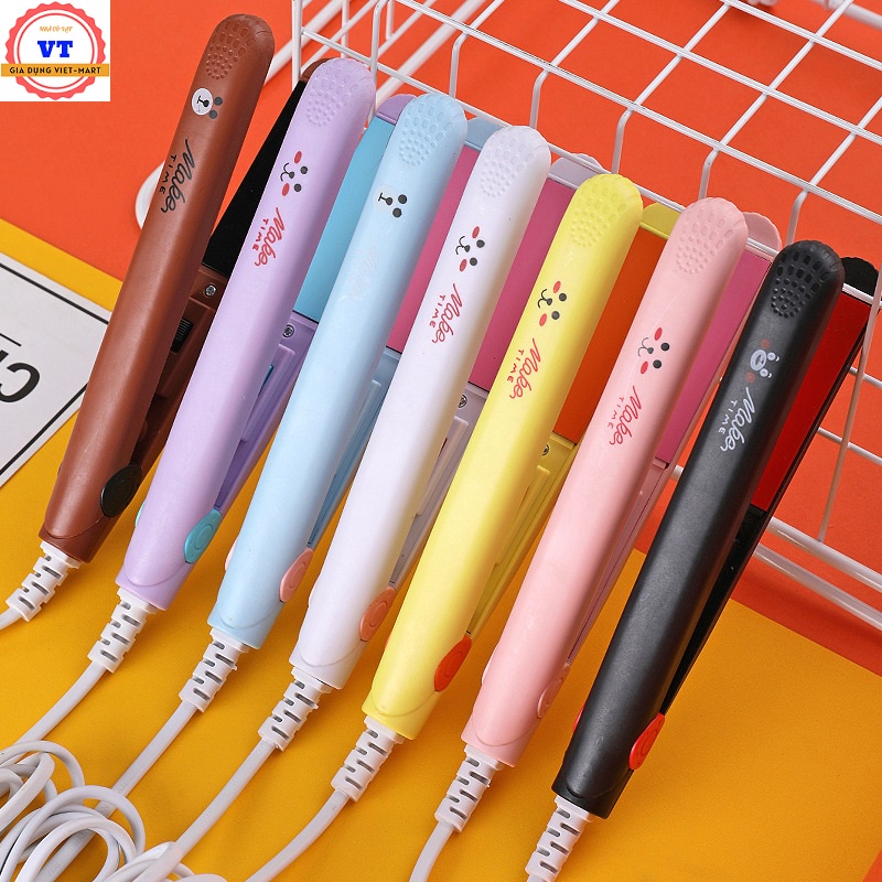 Máy Duỗi Tóc, Ép Tóc, Kẹp Thẳng, Uốn Tóc, Uốn Cúp Xoăn Lọn Đa Năng Mini Cầm Tay Tiện Dụng Nhỏ Gọn Dễ Thương
