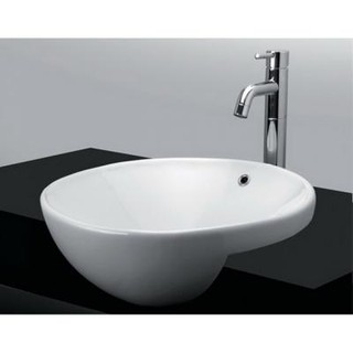 CHẬU RỬA MẶT, LAVABO BÁN ÂM BÀN NHẬP KHẨU CAO CẤP CHÍNH HÃNG GROVES GB 068
