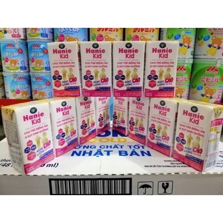 [Không kèm KM] Thùng sữa bột pha sẵn Hanie kid 110ml