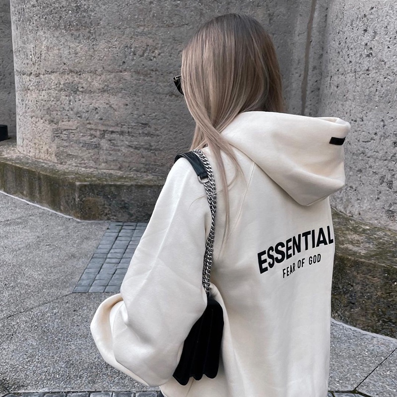 Áo hoodie FEAR OF GOD FOG ESSENTIALS SS21 cao cấp, Áo khoác nỉ form rộng ESSENTIALS silicon chất liệu nỉ bông oversize | BigBuy360 - bigbuy360.vn