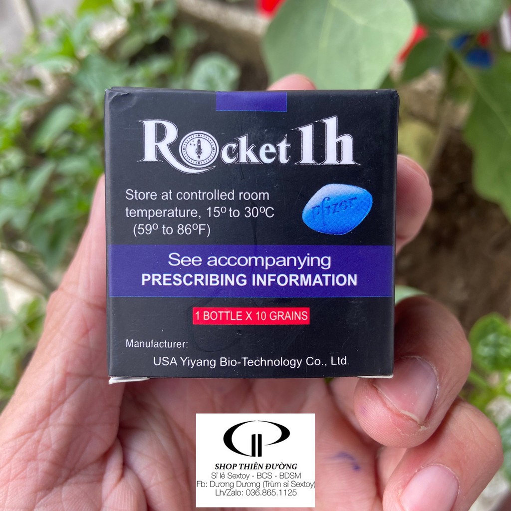 Rocket 1H - Tăng Cường Sinh Lý - Hộp 10 Viên