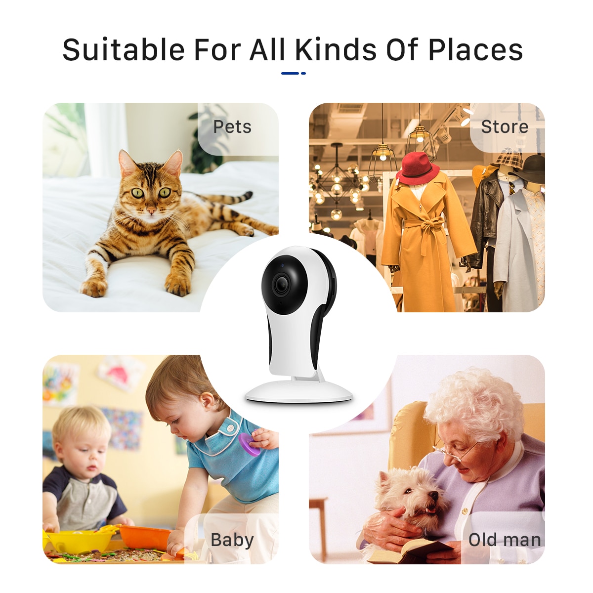 Camera an ninh CCTV ICSEE PRO APP 1080P kết nối WIFI không dây giám sát trẻ | BigBuy360 - bigbuy360.vn