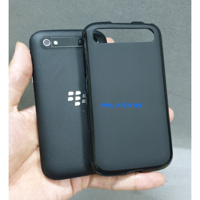 [Blackberry Q20] Ốp lưng silicon dẻo đen cao cấp