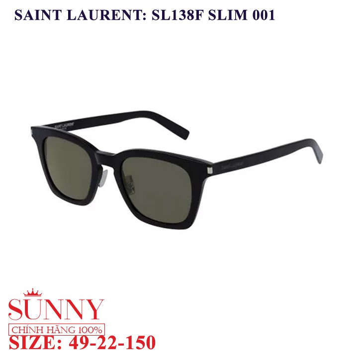 Kính mát Saint Laurent SL138FSLIM chính hãng, sp bảo hành trên toàn quốc