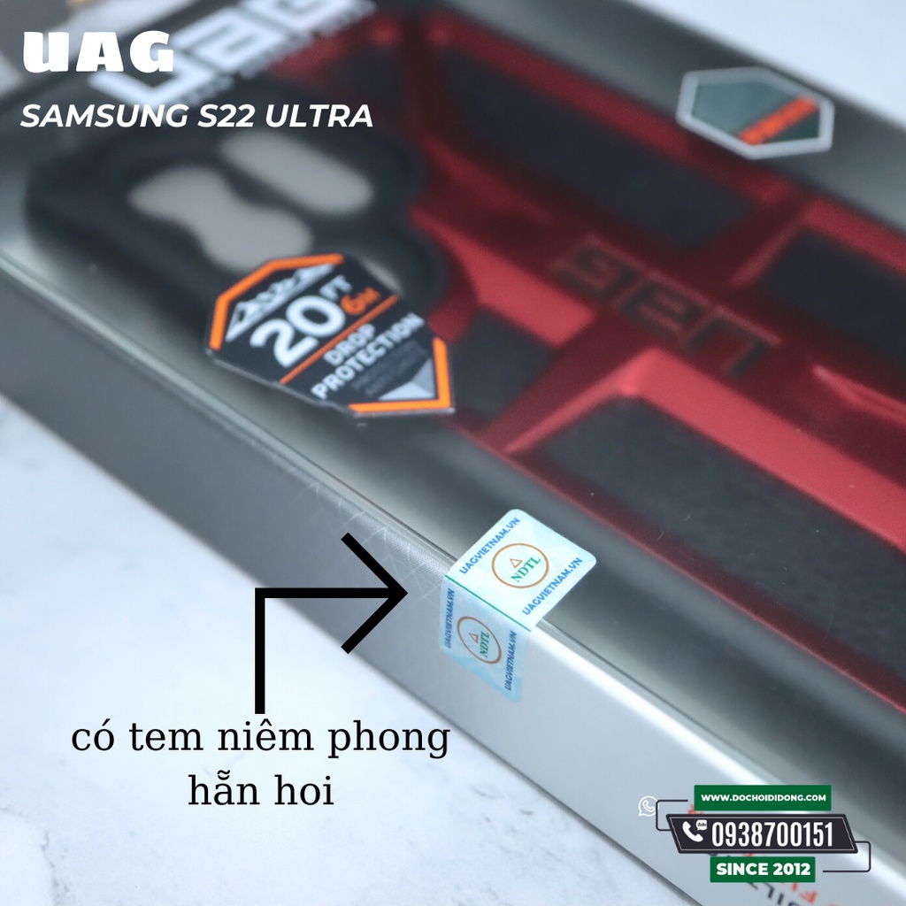 Ốp lưng Samsung Galaxy S22 Ultra UAG Premium Protection Monarch Series